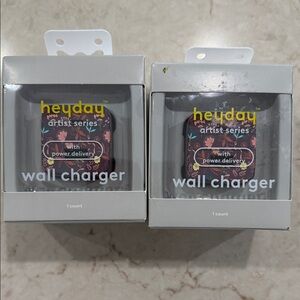 Heyday Dual Port Wall Charger - multi color